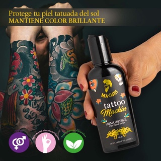 Crema Para Tatuajes Vitamina E + Calendula Hidratante 120ml