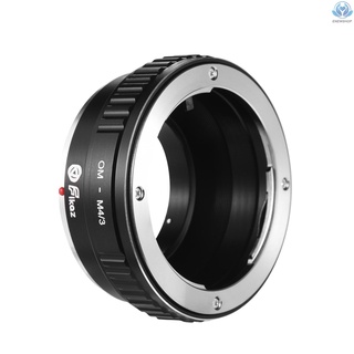 [enew] Fikaz OM-M4/3 lente adaptador anillo de aleación de aluminio Compatible con Olympus OM lente de montaje a Olympus Panasonic M4/3 Micro 4/3 montaje cámaras sin espejo