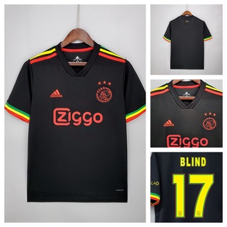 Camisa personalizada 2021/2022 Ajax en tercer lugar. Camisa masculina tailandesa suelta blusa personalizada