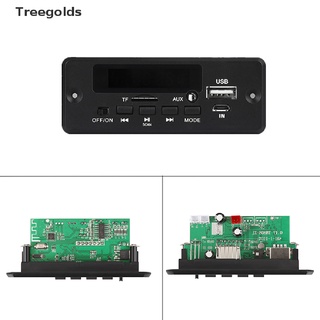 [treegolds] bluetooth reproductor mp3 decodificador de placa amplificador módulo soporte tf usb aux grabadoras [caliente]