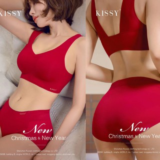Envío gratis kissy gules ropa interior roja sujetador ropa interior conjunto rojo ropa interior de los hombres