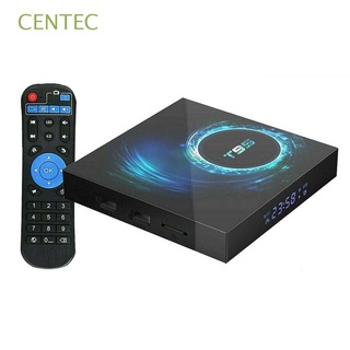 CENTEC 4GB + 32GB Caja de Smart TV Cuatro nucleos Receptores de TV Caja de TV Equipos de video 2GB + 16GB Android 10.0 Reproductor multimedia HD WIFI Reproductor multimedia