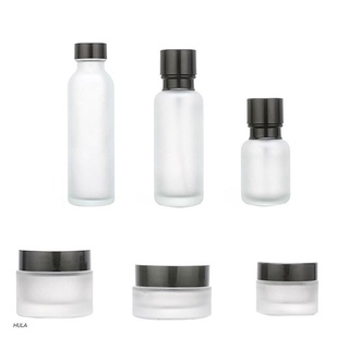 hula 20/30/50g tarro crema 50/120/150ml vacío esencia loción dispensador de tóner recargable contenedor cosmético botella de vidrio