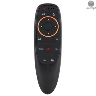 g10 2.4ghz air mouse inalámbrico w/receptor usb control de voz de mano control remoto para pc android tv box lapto