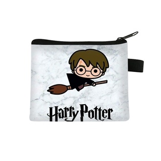 Harry Potter ~ Moda Impresión Cremallera Monedero Portátil Cartera Tarjeta Bancaria Llave Bolsa De Almacenamiento