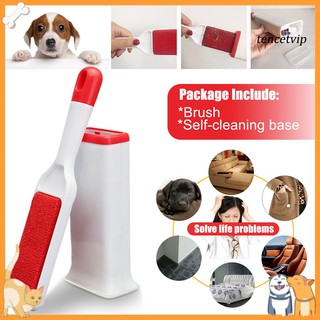 cepillo de limpieza de pelusas de tela para quitar pelos de gato/perro/perro/cepillo de limpieza con base autolimpiante
