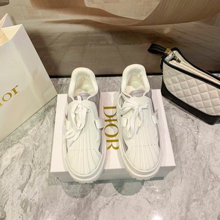 Novos tênis brancos Dior fluorescentes com bico de concha F19o (8)