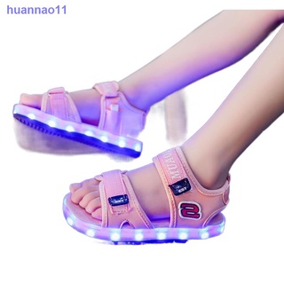 impermeable niños s intermitente zapatos de carga usb intermitente zapatos para niños y niñas con luces sandalias led intermitente sandalias zapatos luminosos