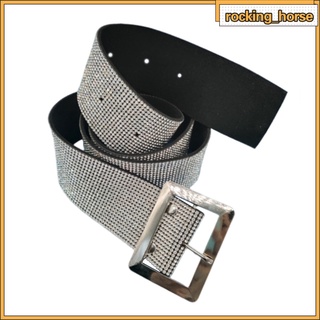 bling rhinestone cinturón de cintura brillante rhinestone hebilla metal cintura cadena dama de honor niñas vestido faja moda elástica