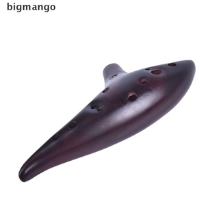 [bigmango] Mini instrumento profesional de 12 hoyos Ocarina CeramicFlute coleccionable decoración caliente (4)