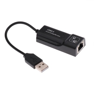 Hin negro Durable LAN Ethernet adaptador USB convertidor Cable para Ama-zon FIRE TV 3 dispositivo (3)