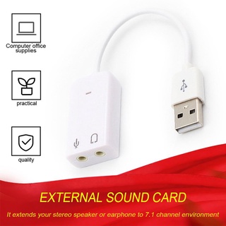 [longdan] tarjeta de sonido usb externa/adaptador virtual de tarjeta de audio de 7.1 canales para laptop