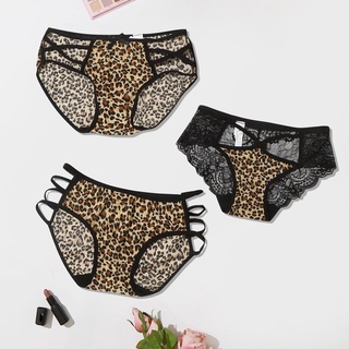 Unipower*_* Leopard Print Women Translucent Underwear Sheer Lace Tank Lace Sexy Underpant