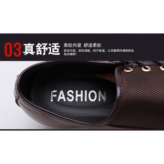 Nueva llegada de los hombres de la moda Formal Slip-ons de negocios zapatos de cuero tamaño 39-44 oficina zapatos de trabajo Casual zapatos de junta (5)