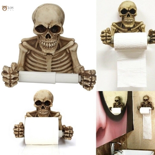 skull - rollo de papel higiénico, soporte de pared, toalla seca, baño, decoración del hogar