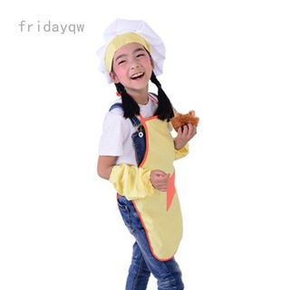 Fridayqw juego De delantal y sombrero para niños cocina/artículos De cocina