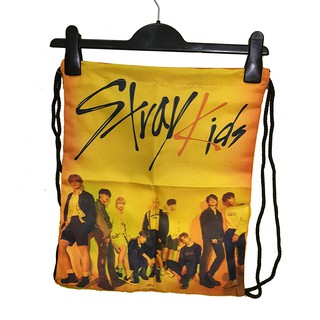 Straykids bolsa de cordón Kpop mochila con cordón bolsa coreana Skz