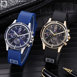 Tommy Hilfiger simple casual analógico reloj de cuarzo para hombre/mujer, reloj de silicona deportivo de moda