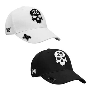 sufer~PXG skull head 26 último sombrero de golf, talla única para todos los clips de capucha, disponible en blanco y negro