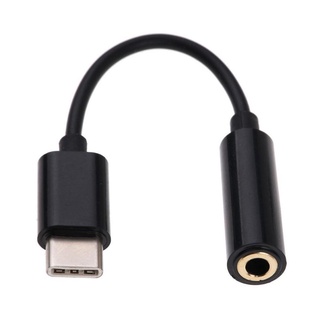 USB Type C to 3.5mm Headphone Jack Adapter AUX Cable B0U1 H6A6 W2F9 J0M5