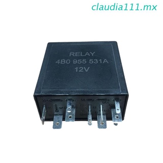 claudia111 Compatible with Golf-Passat B5 Jetta Audi-A4 Intermittent Delay 4B0 955 531A Wiper Motor Control Relay 377 11 Pin
