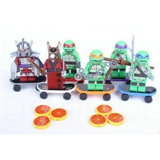 Nuevo TMNT Teenage Mutant Ninja Tortugas Para Lego Minifigures 6 Piezas Figura De Acción Juguetes Regalos Para Niños (6)