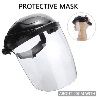 Nueva visera transparente ajustable máscara cara escudo seguridad ropa de trabajo protección ocular ☆Yxbestmall
