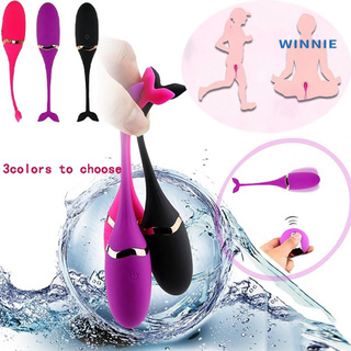 [Winnie] Little Whale USB carga inalámbrica Control remoto vibrador huevo vibrador juguete sexual