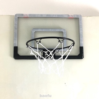 Juego de aro de baloncesto transparente para deportes con bola de acero