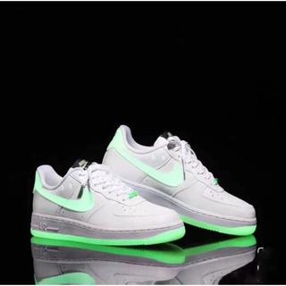 Tenis Nike Air Force 1 Smile Af1 blanco/Verde/negro/Verde/Luminoso/sonris Air Force