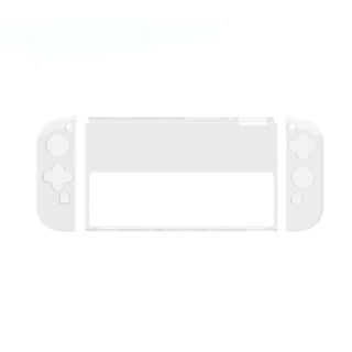 BIG Protective Shell Compatible with NS OLED, PU Transparent Storage Cover / Bag Replacement Full Housing for OLED Console