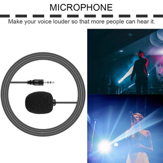 [gancao] micrófono lavalier de solapa portátil externo de 3.5 mm para pc/laptop