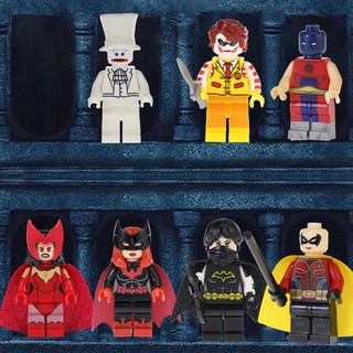 Compatible Con Legoing Minifigures DC Batman Batgirl Robin Superman Bloques De Construcción Juguetes Para Niños