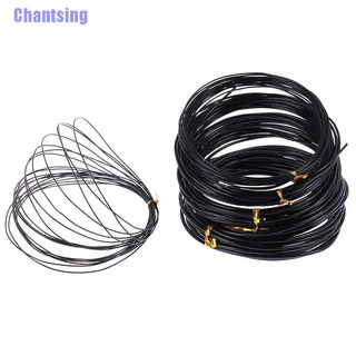 [descansamiento] Bonsai alambres de aluminio anodizado Bonsai alambre de entrenamiento Total 16.5 pies (negro)