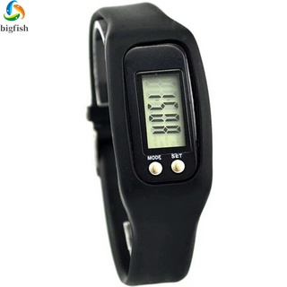 podómetro reloj con pantalla lcd simple operación caminar fitness tracker banda de muñeca digital contador de pasos (7)