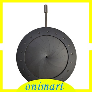 [onimart] diafragma mecánico de apertura del iris, piezas de condensador de diafragma óptico, condensador de apertura óptica zoom, apertura manual,