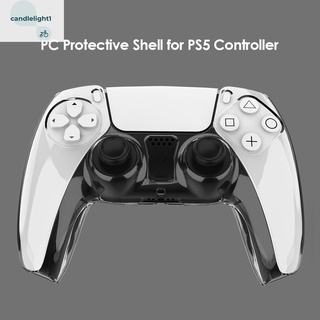 Transparent Clear PC Cover Case Protector Skin for PS5 DualSense Controller (5)