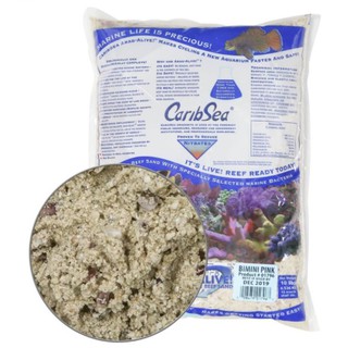 Nemozaquatic Caribsea Bimini rosa Arag Alive Sand - 10 kg