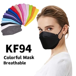 xin KF94-Máscara Facial Para Adultos (4 Capas , Anti Viral , No Tejida , Filtro De Protección , 5 Unidades , Listo)