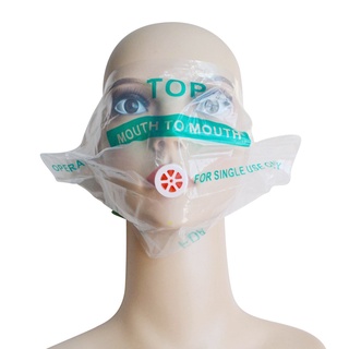 Llavero al aire libre resucitador cara escudo de emergencia primeros auxilios suministros CPR máscara (8)