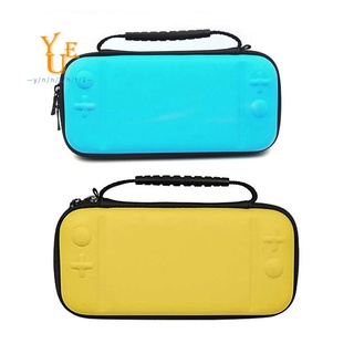 2 Pcs Carrying Case for Nintendo Switch Lite Console & Accessories Mini Host EVa Handbag Protective Hard Travel Carry Case (Yellow & Blue)