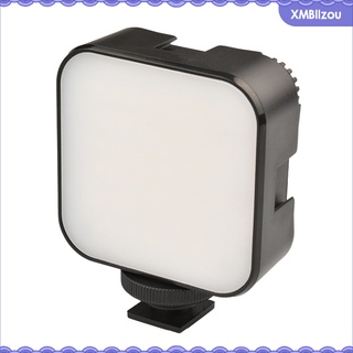 [LZOU] Mini luz fotográfica LED Universal de videoconferencia Vlog portátil Kit de llenado con zapata caliente para cámara autotransmisión (7)