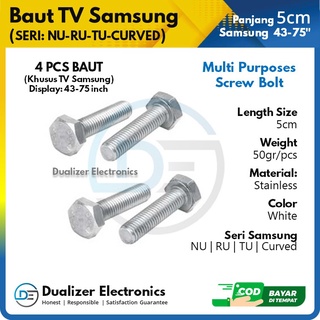 Nu RU - tornillo curvo para Samsung TV (43-75 pulgadas, UHD)