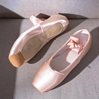 zapatos de ballet de cuero pisos de ballet de suela completa zapatillas de baile para niñas niños pequeños mujeres
