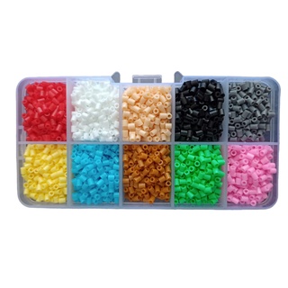 Estuche Pocket 3,200 Cuentas MICRO 2.6mm Artkal Hama Beads Perler, 10 colores