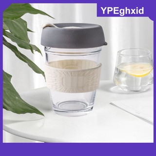 [good] 350 ml taza de café reutilizable anti-cracking vidrio reciclable taza de agua potable botella de agua fría/calor botella de leche de vidrio (8)