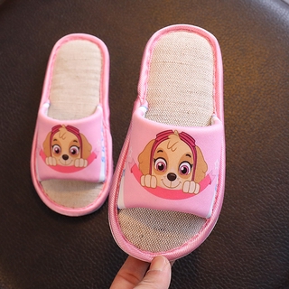 PAW PATROL cod estrella patrulla canina interior casa zapatilla suave de felpa de algodón lindo zapatillas zapatos antideslizante piso casa peludo niño para dormitorio regalos regalo popular (7)