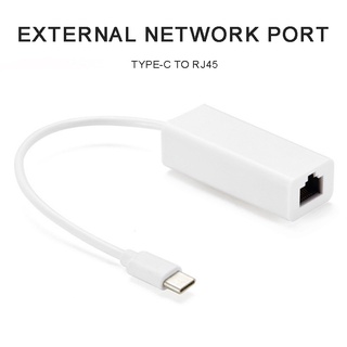 Type-c/usb-c a ETHERNET LAN adaptador de internet RJ45 para MACbook y dispositivos TypeC ☆Litasteful