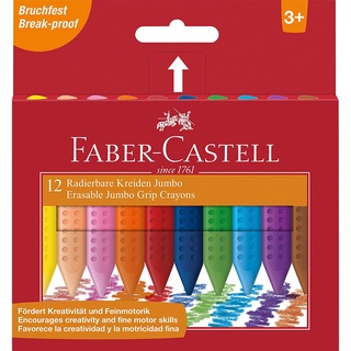 Faber-Castell Jumbo Grip Crayones (Pack de 12)
