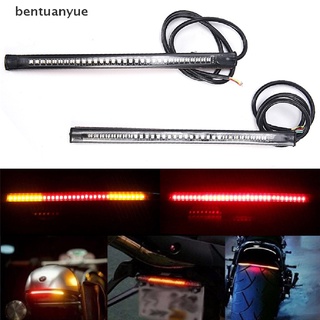Bentuanyue 48 SMD LED Motorcycle Motorbike Tail Brake Stop Turn Signal Strip Stop Light MX